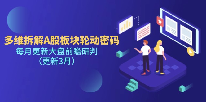 （14213期）多维拆解A股板块轮动密码，每月更新大盘前瞻研判（更新3月）-网创终点站
